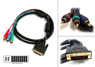 Cable DVI a RCA KLS17-HCP-55